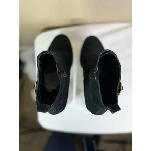 Cole Haan Women Harrington Grand Suede Size 9B Black Bootie - Picture 9 of 9